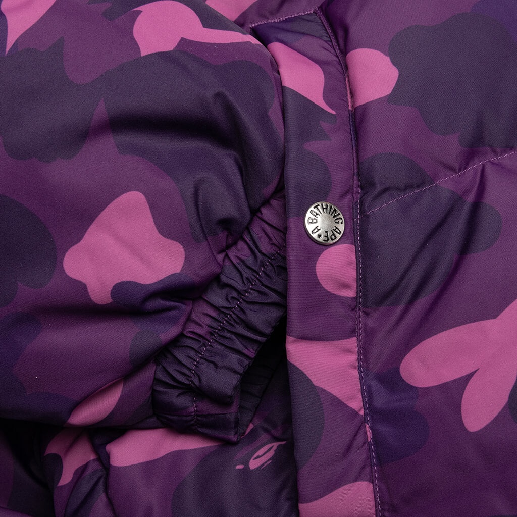 COLOR CAMO REVERSIBLE DOWN JACKET - PURPLE - 5