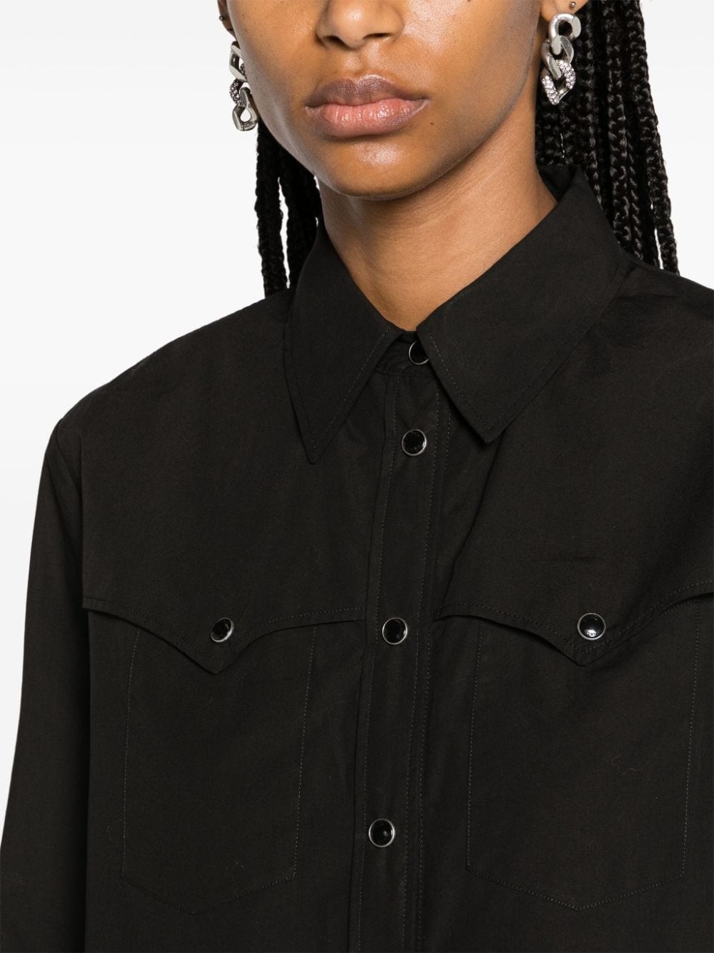 Western-stitched cotton shirt - 5