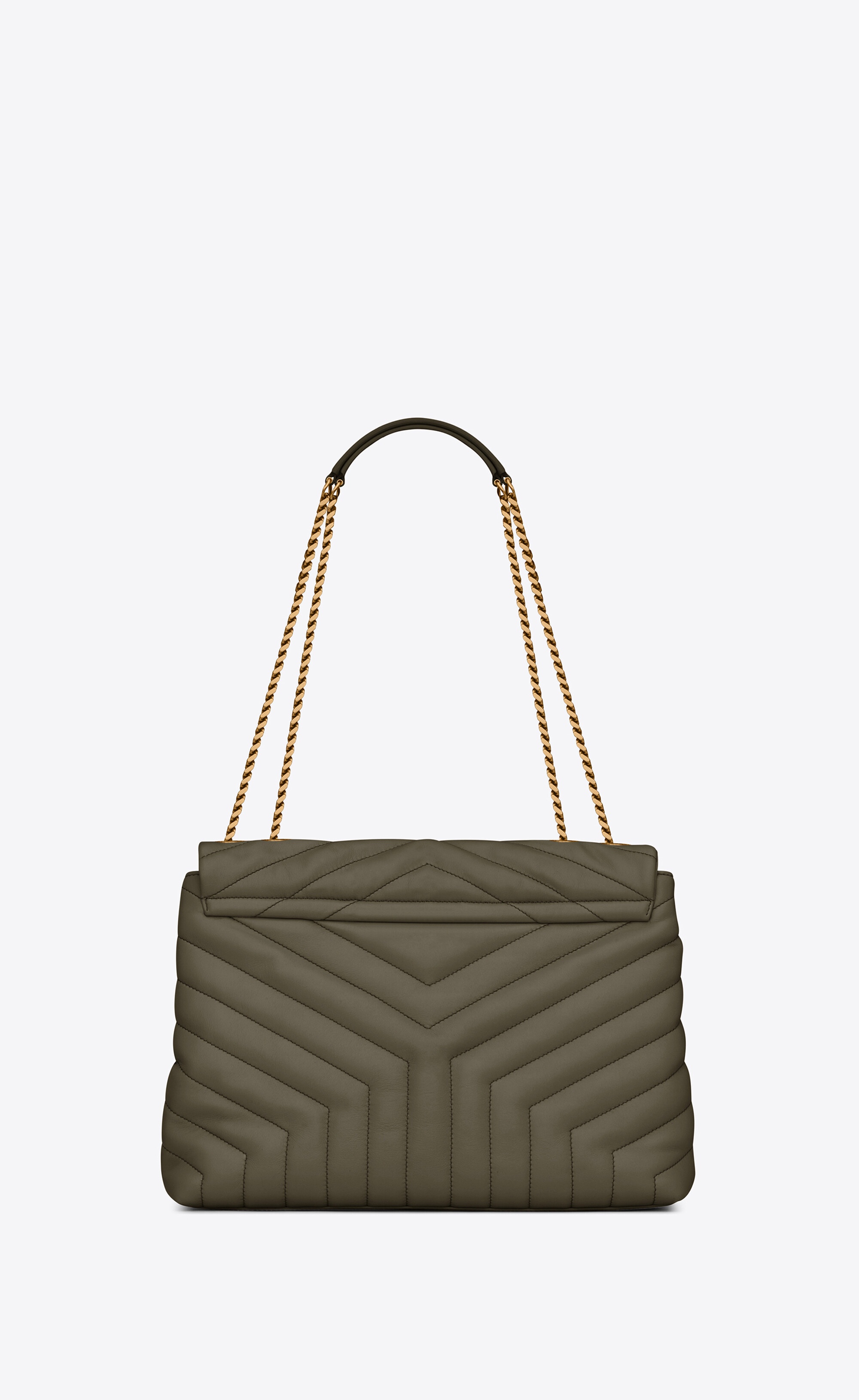 loulou medium bag in matelassé "y" leather - 3