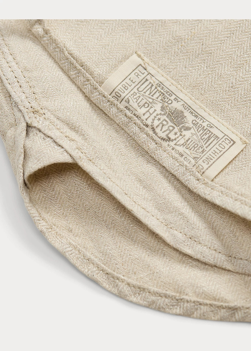 Linen Herringbone Twill Workshirt 4