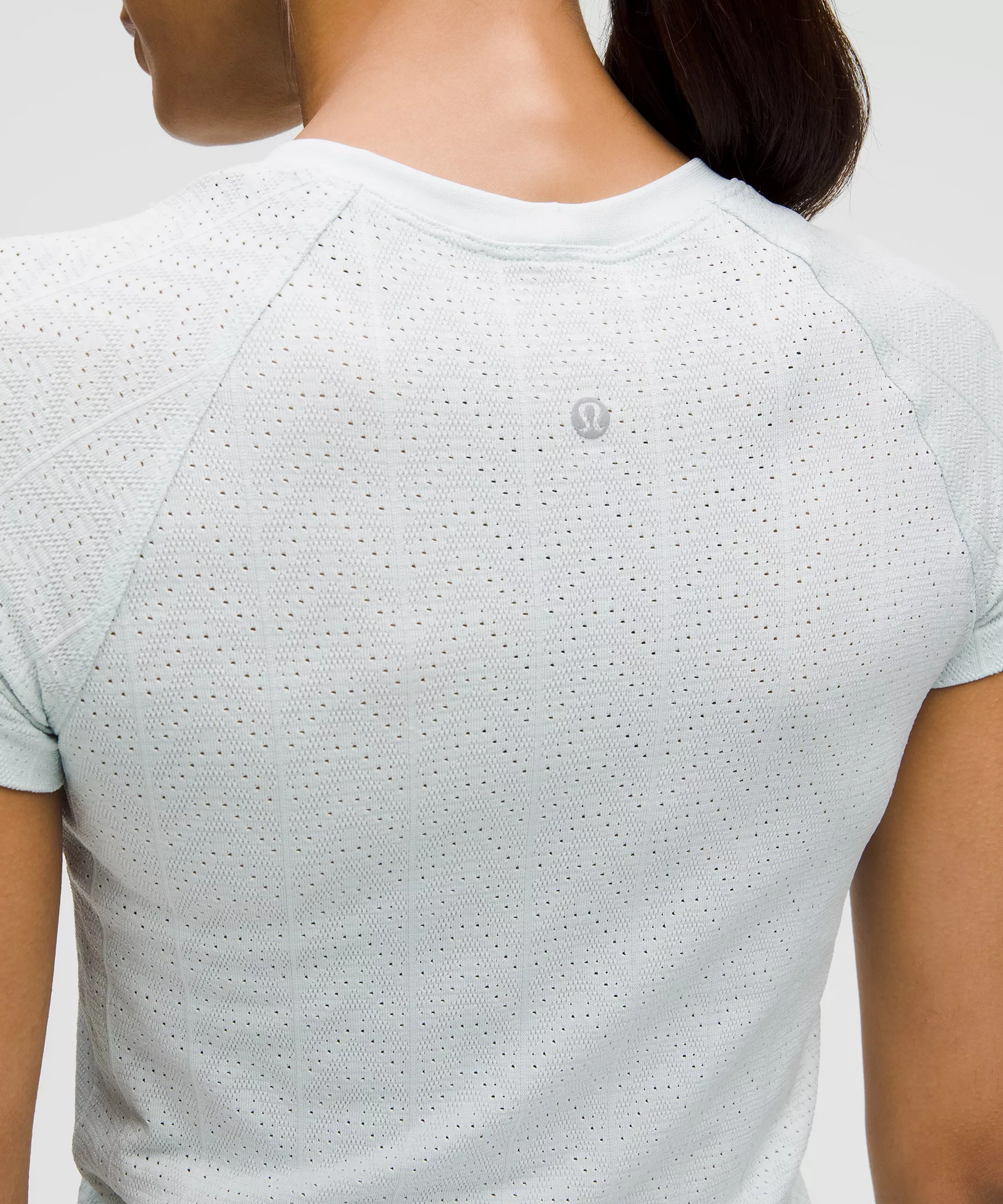 Swiftly Pointelle Short-Sleeve Shirt *Hip Length - 5