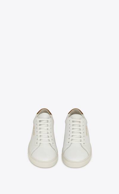 SAINT LAURENT andy sneakers in smooth leather outlook