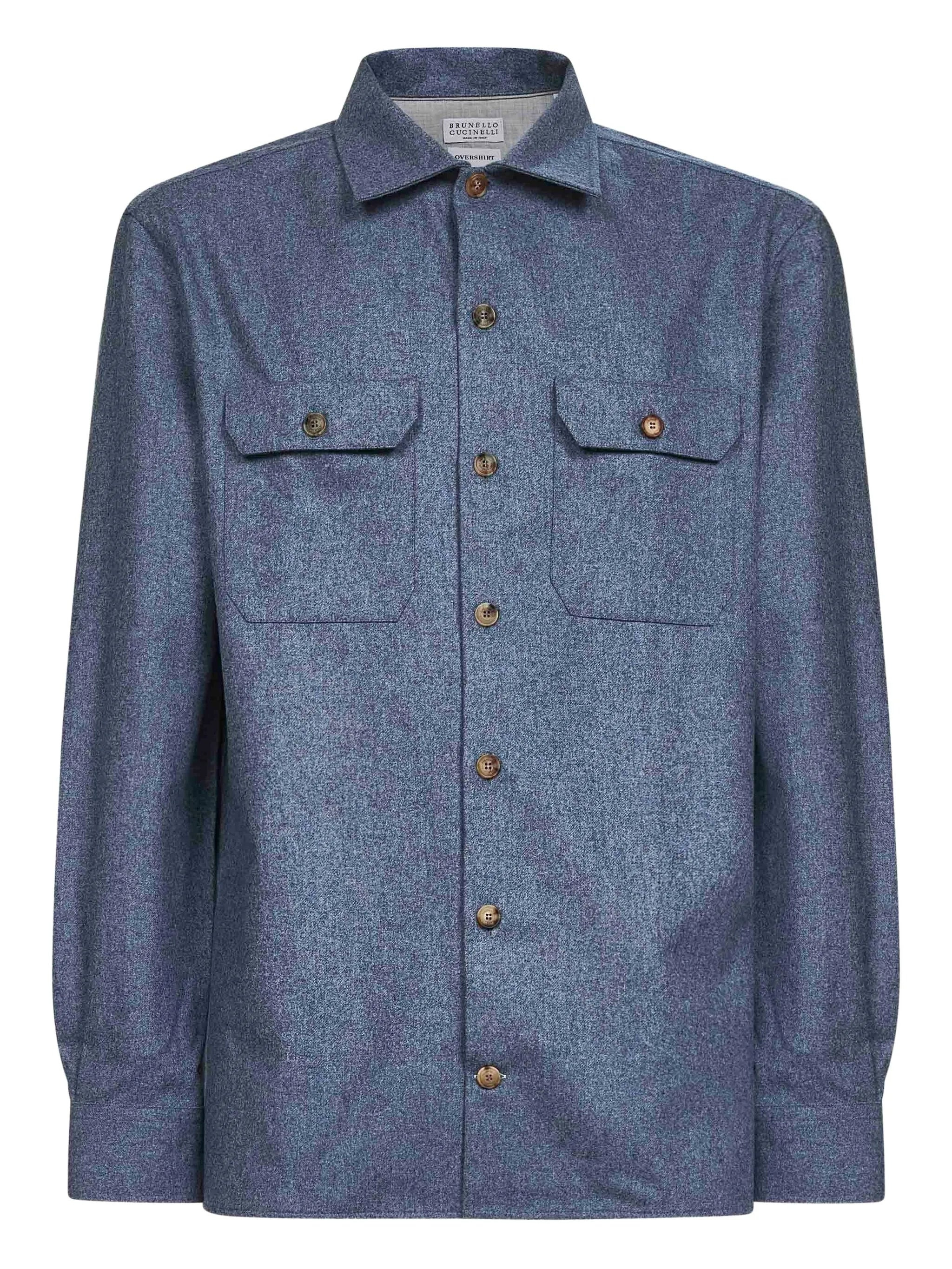 Brunello Cucinelli Patch-pocket Buttoned Shirt - 1
