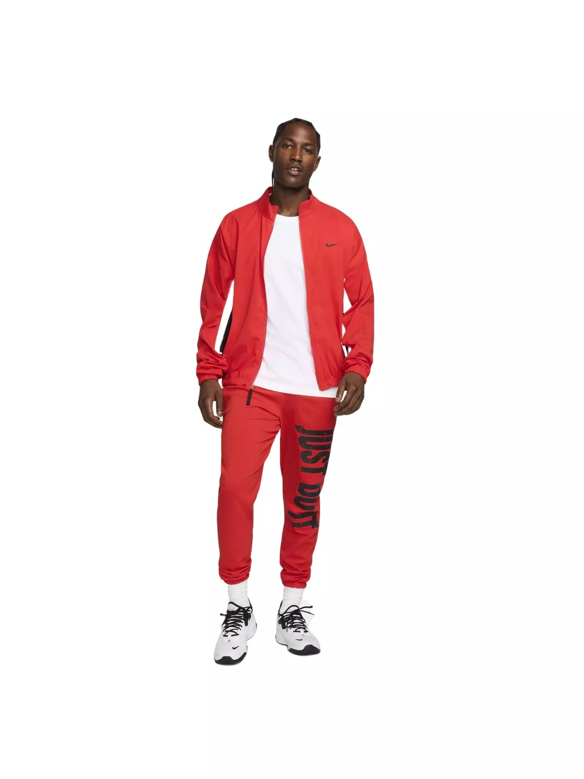 Men's DNA Woven Basketball Jacket-Red - 6