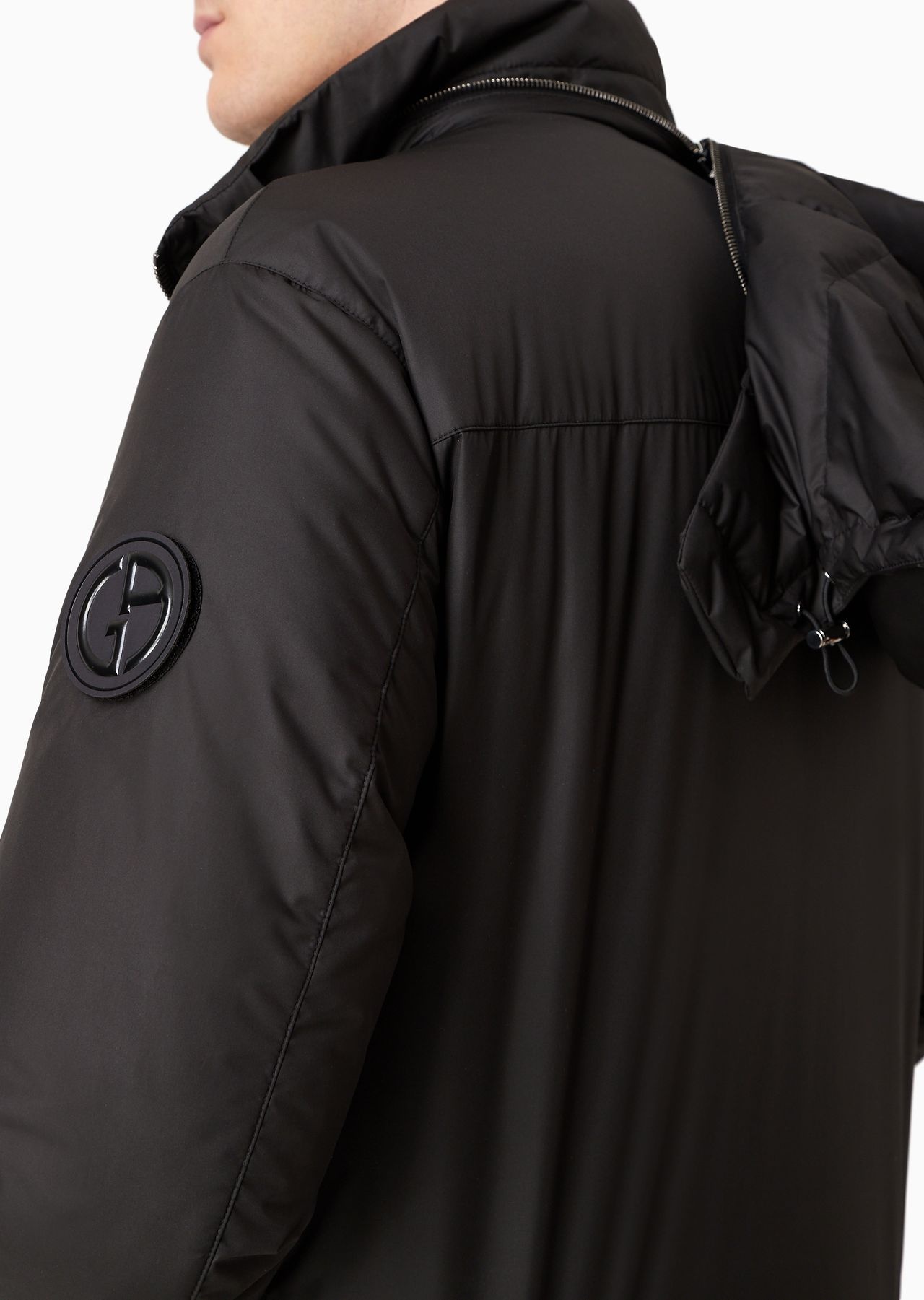 Hooded blouson with goose-down padding ASV - 7