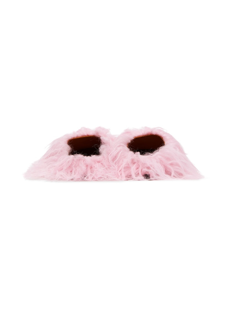 SSENSE Exclusive Pink Fussbett Sabot Loafers 2
