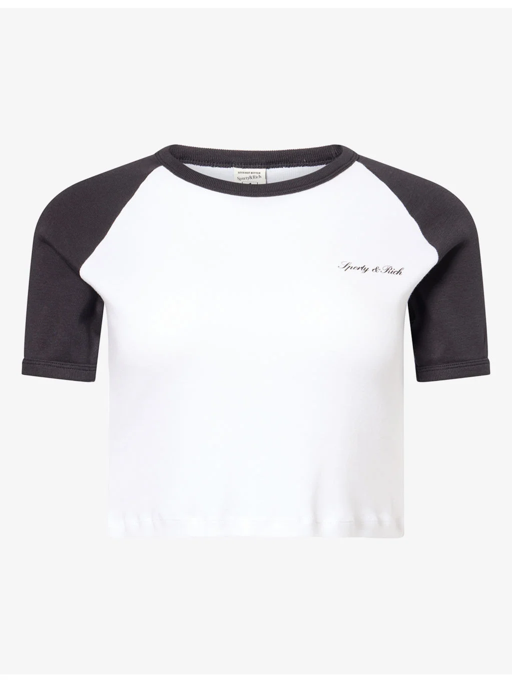 Logo-Print Cropped Cotton T-Shirt - 1