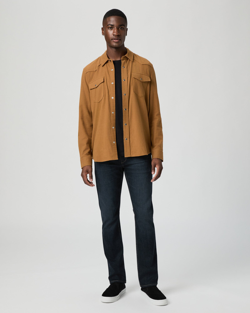 PAIGE Transcend Federal 34" Slim Straight Jean outlook