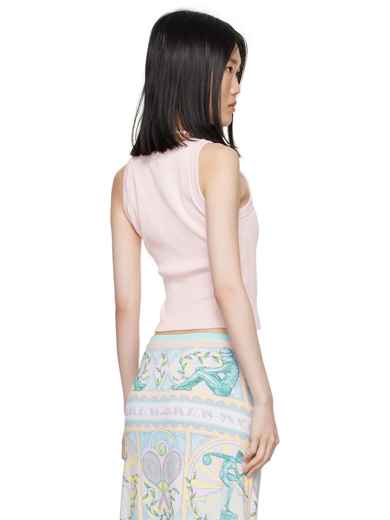Pink Rib Tank Top 3