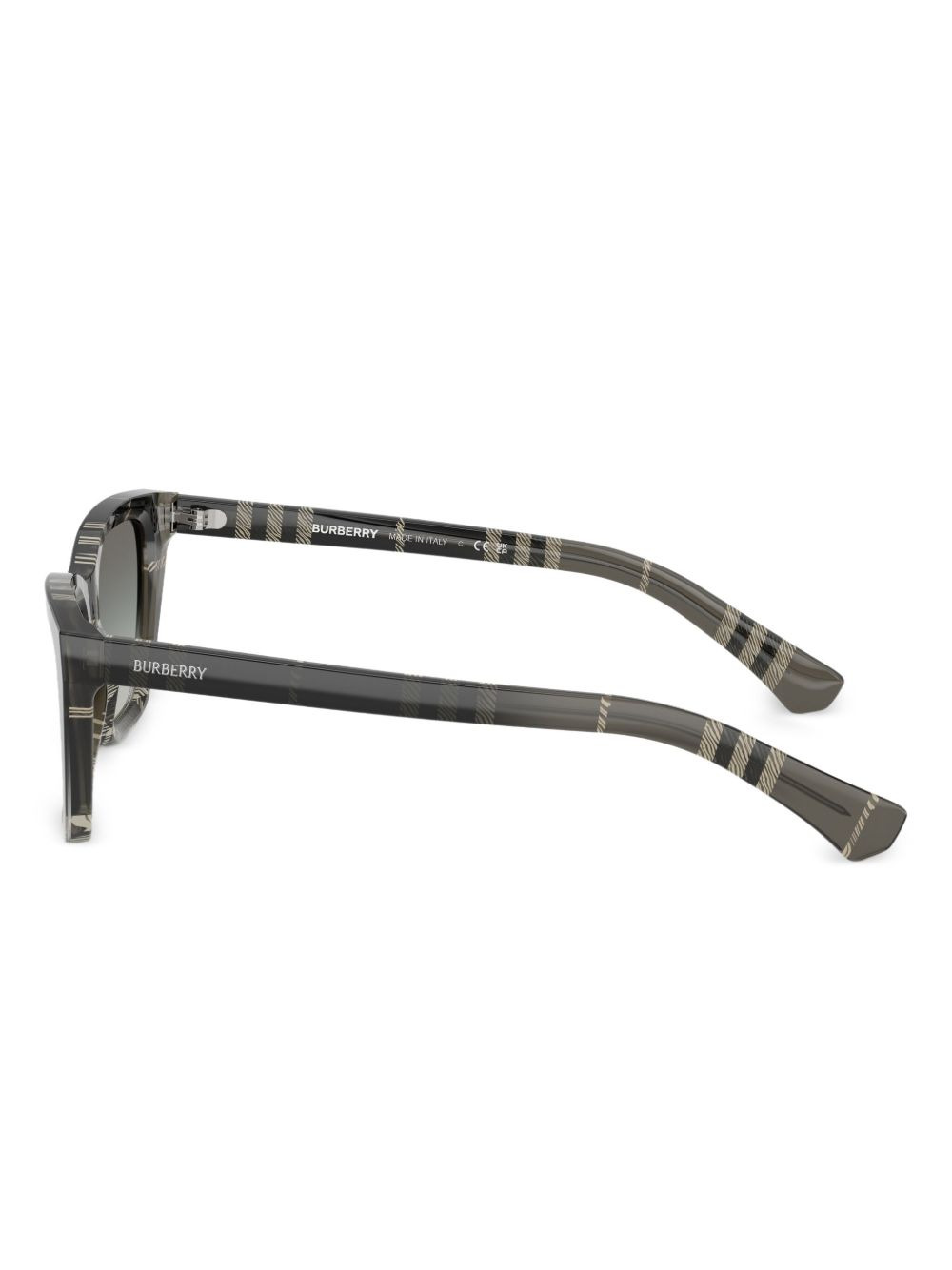 check-pattern cat-eye sunglasses - 4