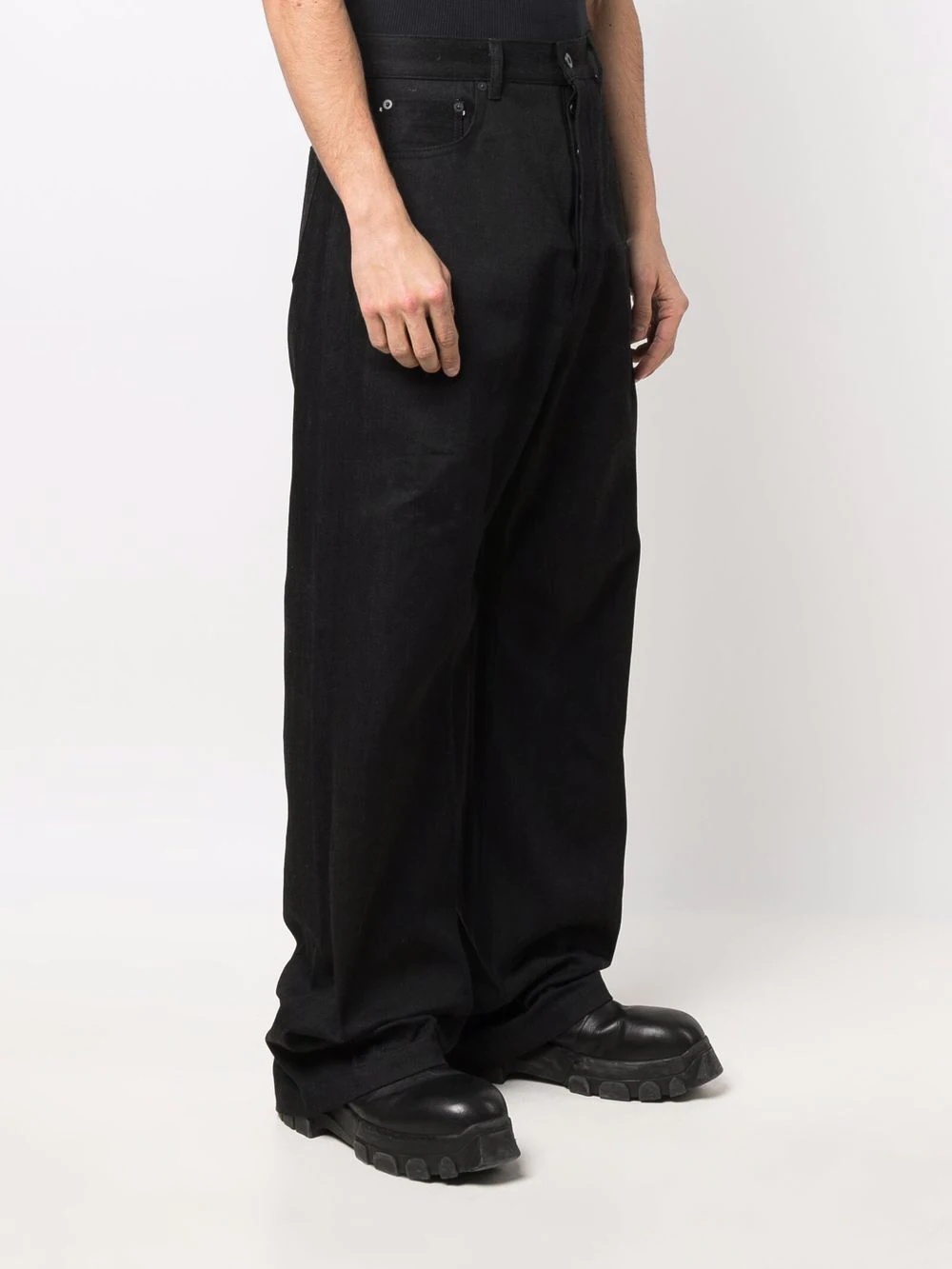 high-waisted wide-leg trousers - 3