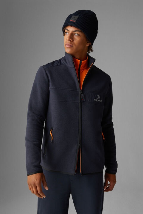 Josh fleece mid layer in Dark blue - 2