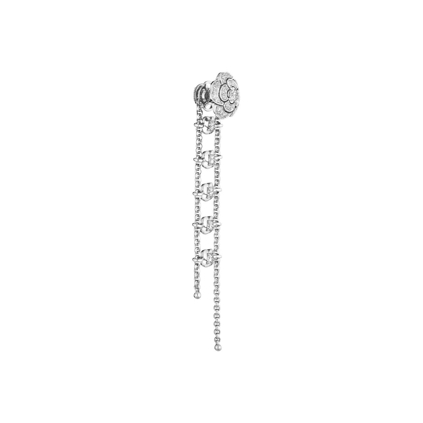 Bouton de Camélia transformable earrings - 3