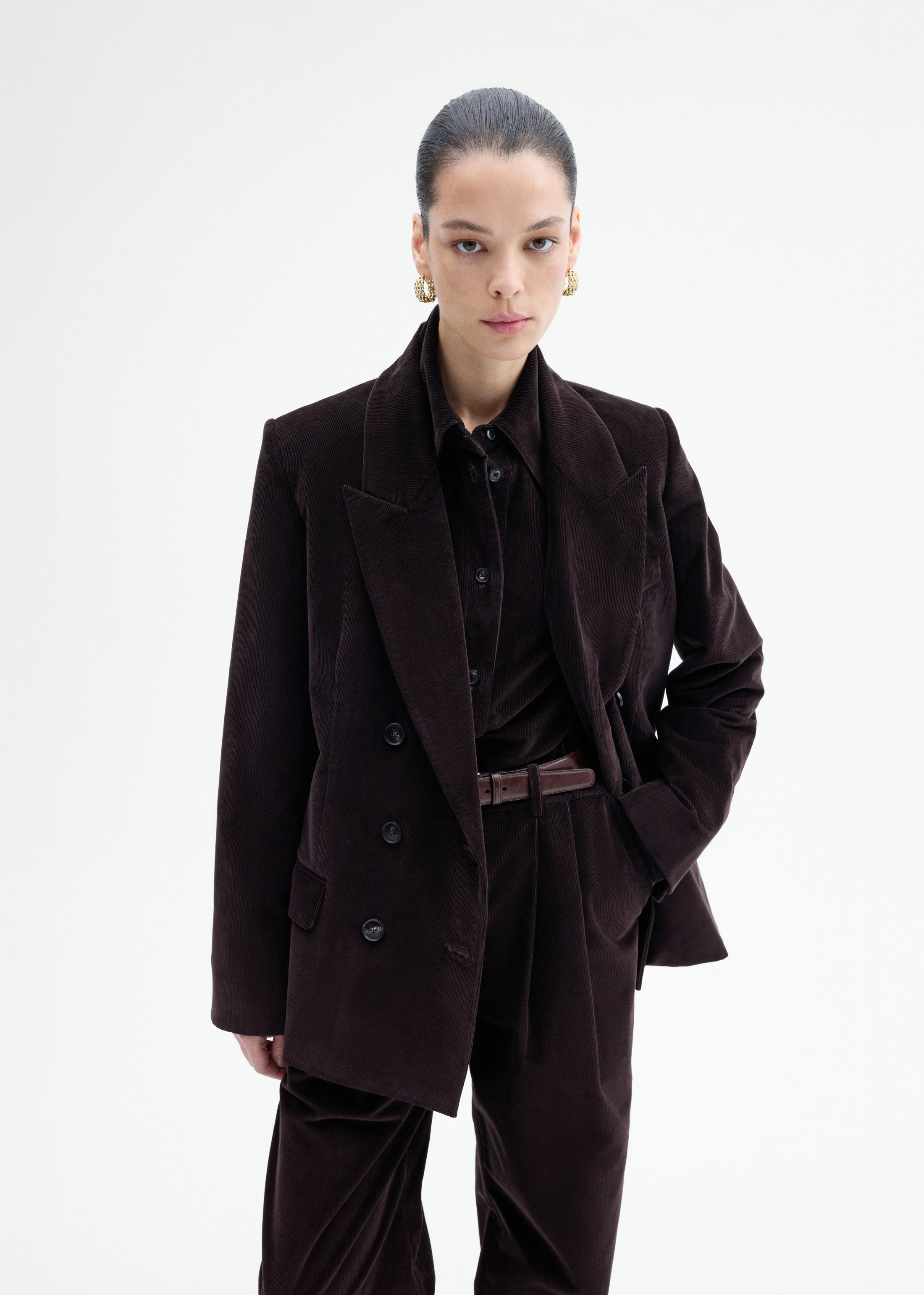 Corduroy Tuxedo Blazer - 2