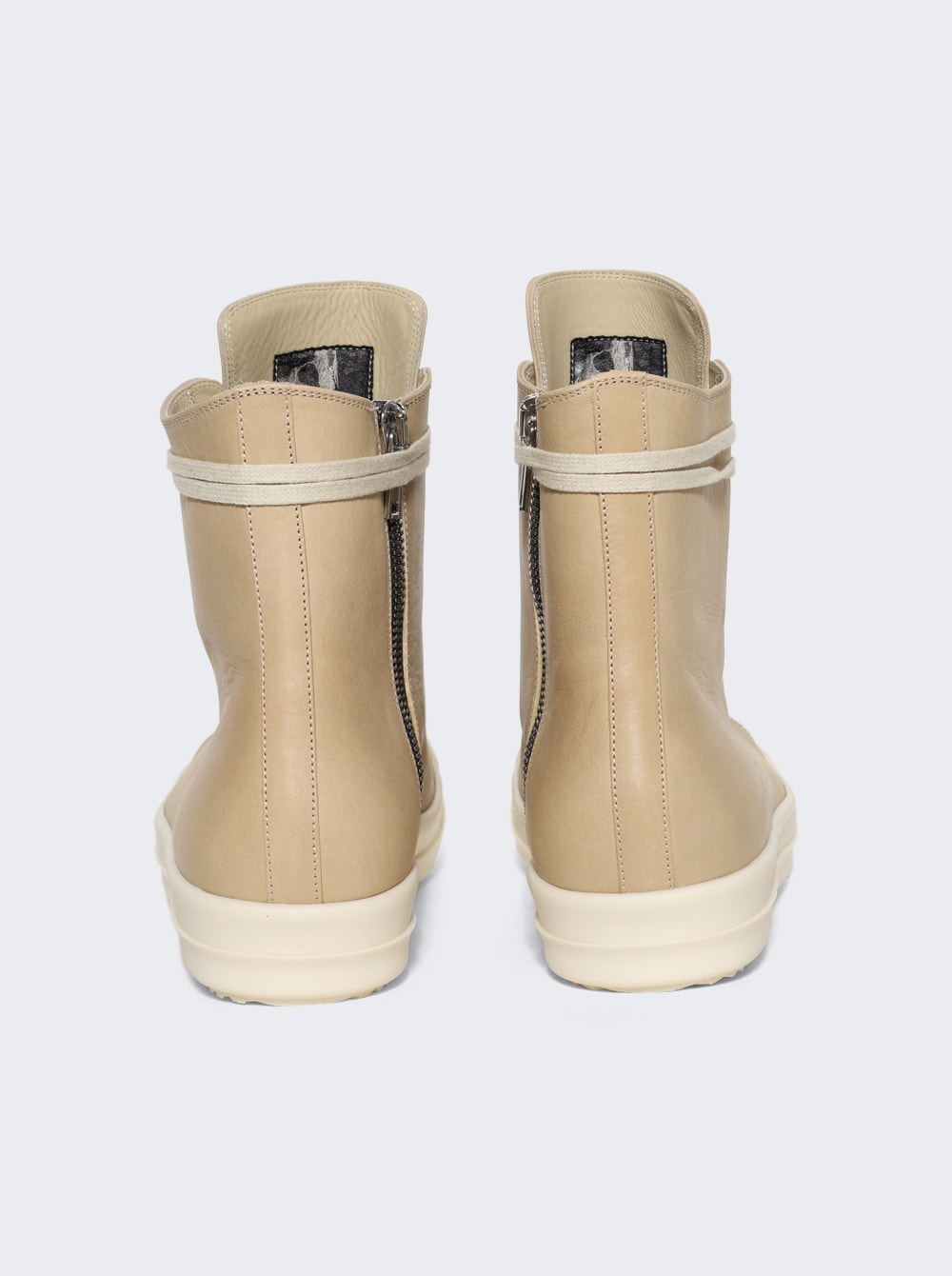 Hollywood High Top Sneakers Parchment And Milk - 4