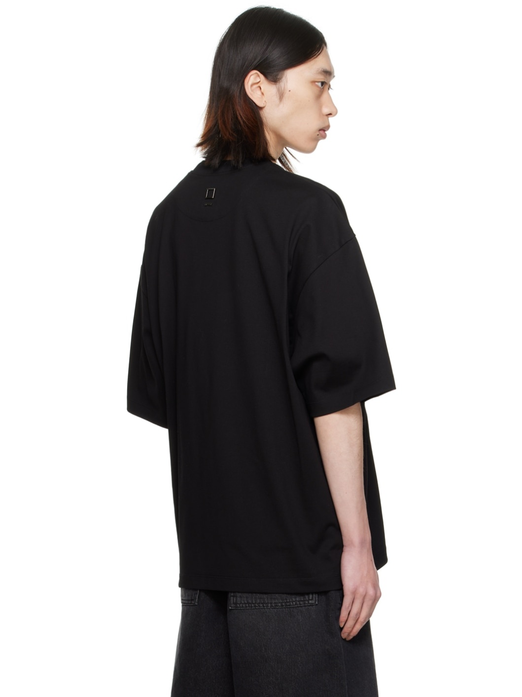 Black Embroidered T-Shirt - 3