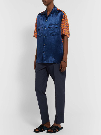 GUCCI Tapered Cotton-Poplin Trousers outlook