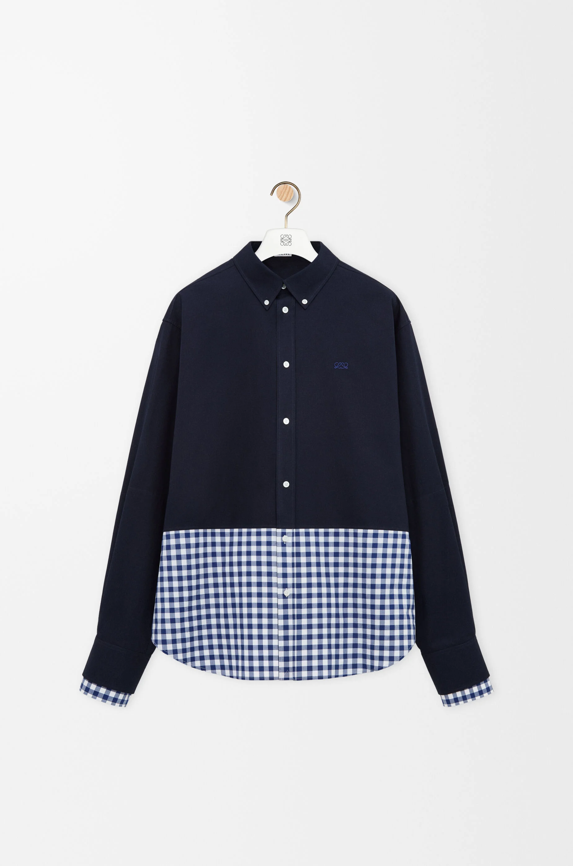Shirt in cotton twill and poplin - 1