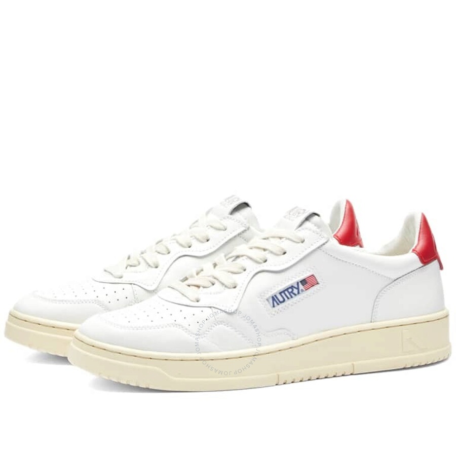 Autry Men's Red Medalist Low-Top Sneakers - 2