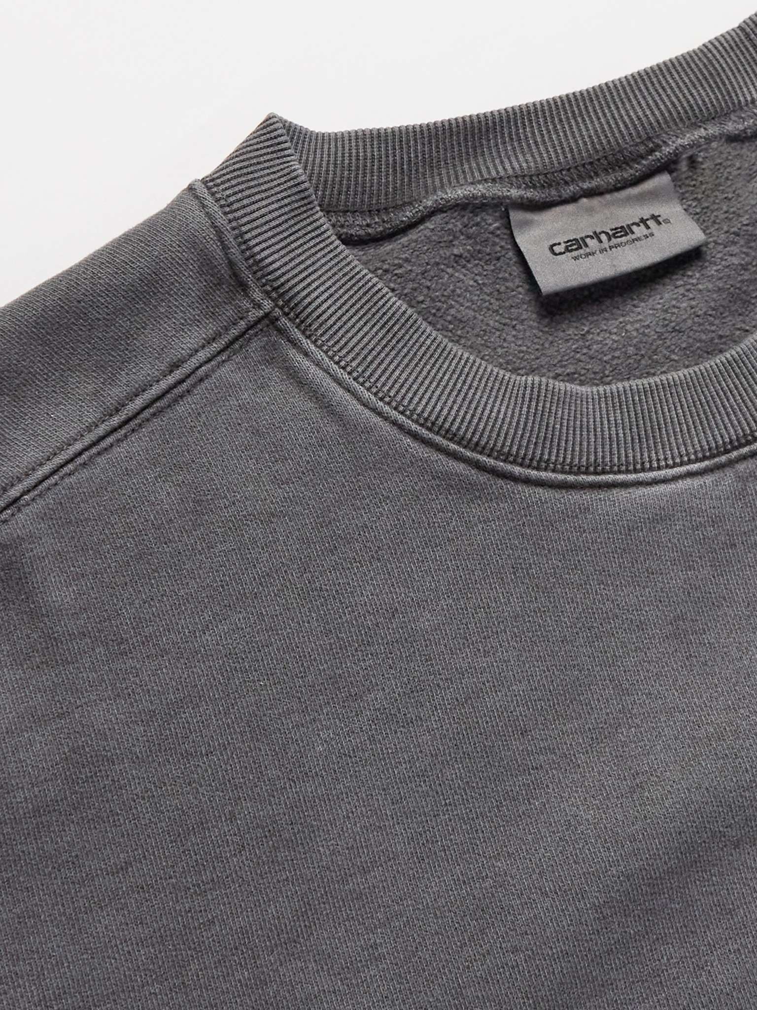 Nelson Logo-Appliquéd Garment-Dyed Cotton-Jersey Sweatshirt - 8
