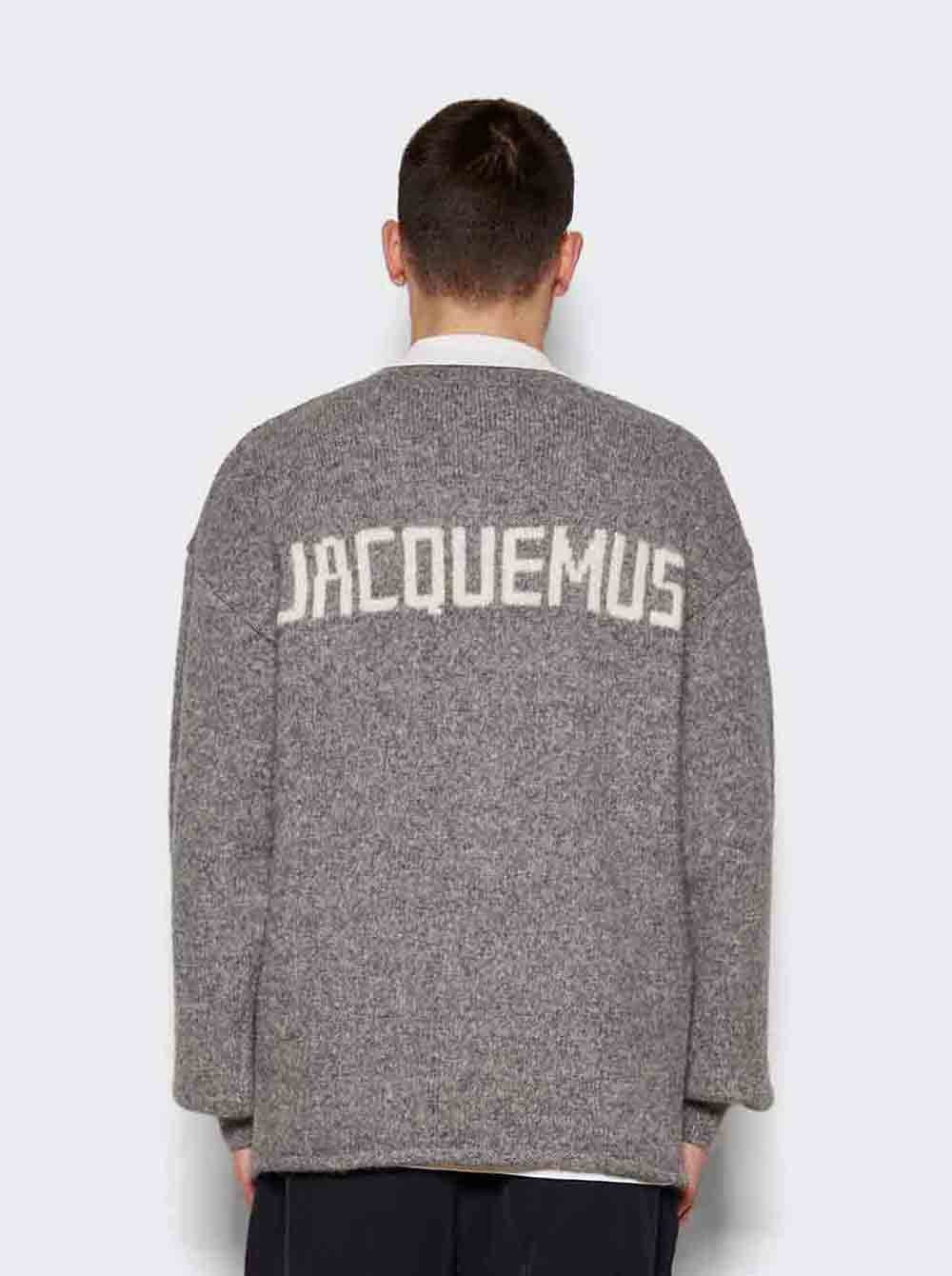Le Pull Logo Sweater Grey - 5