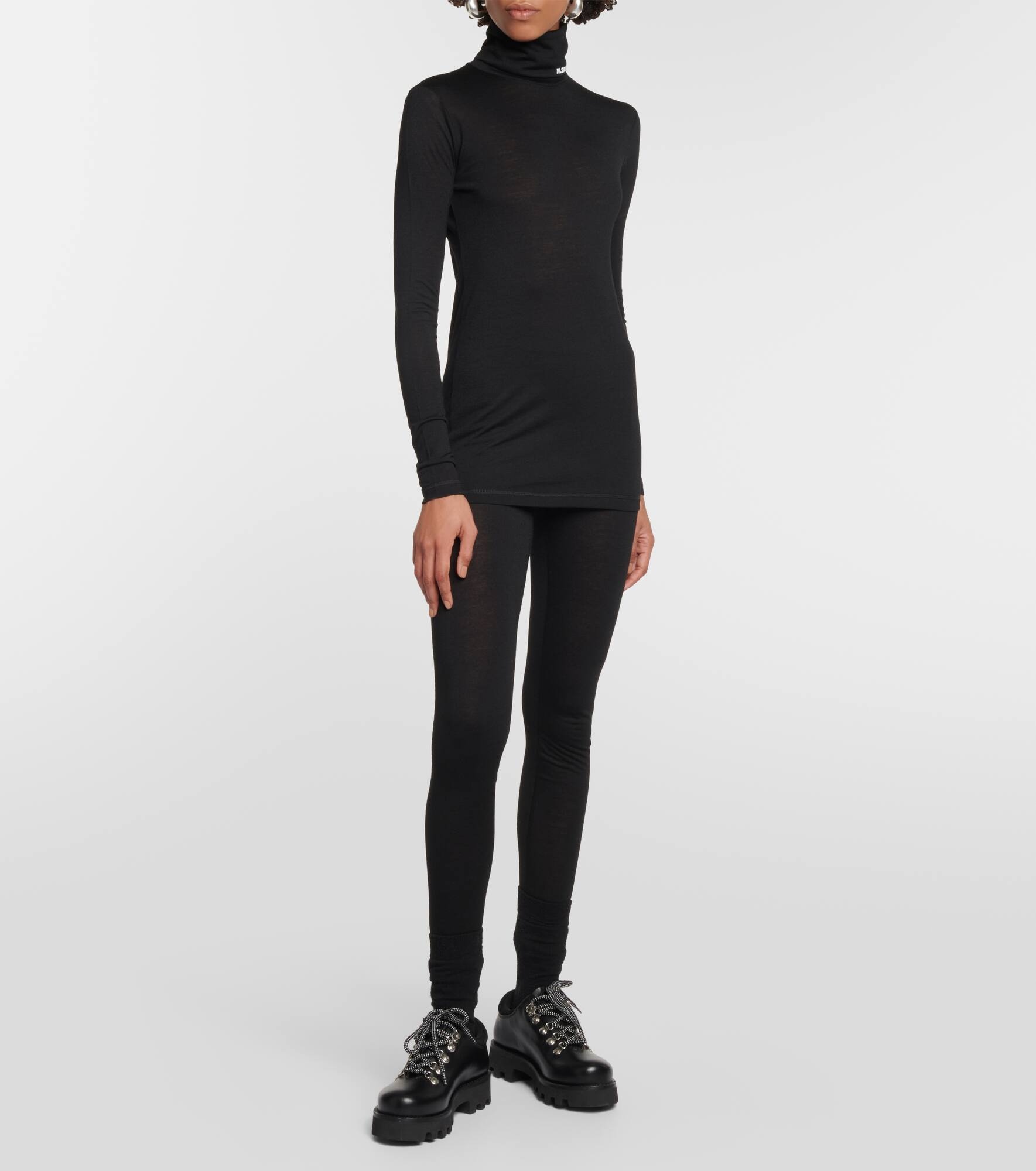 Logo turtleneck sweater - 5
