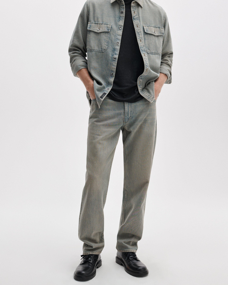 rag & bone Fit 4 Straight Jean Mid-Rise in Authentic Rigid Denim outlook
