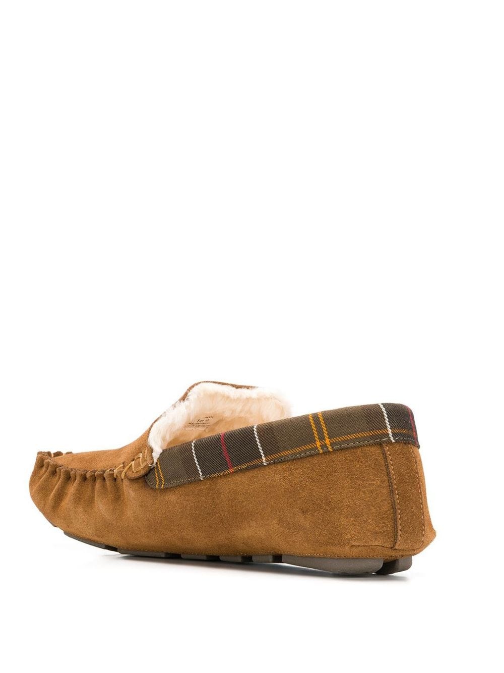 faux-shearling lined slippers - 3