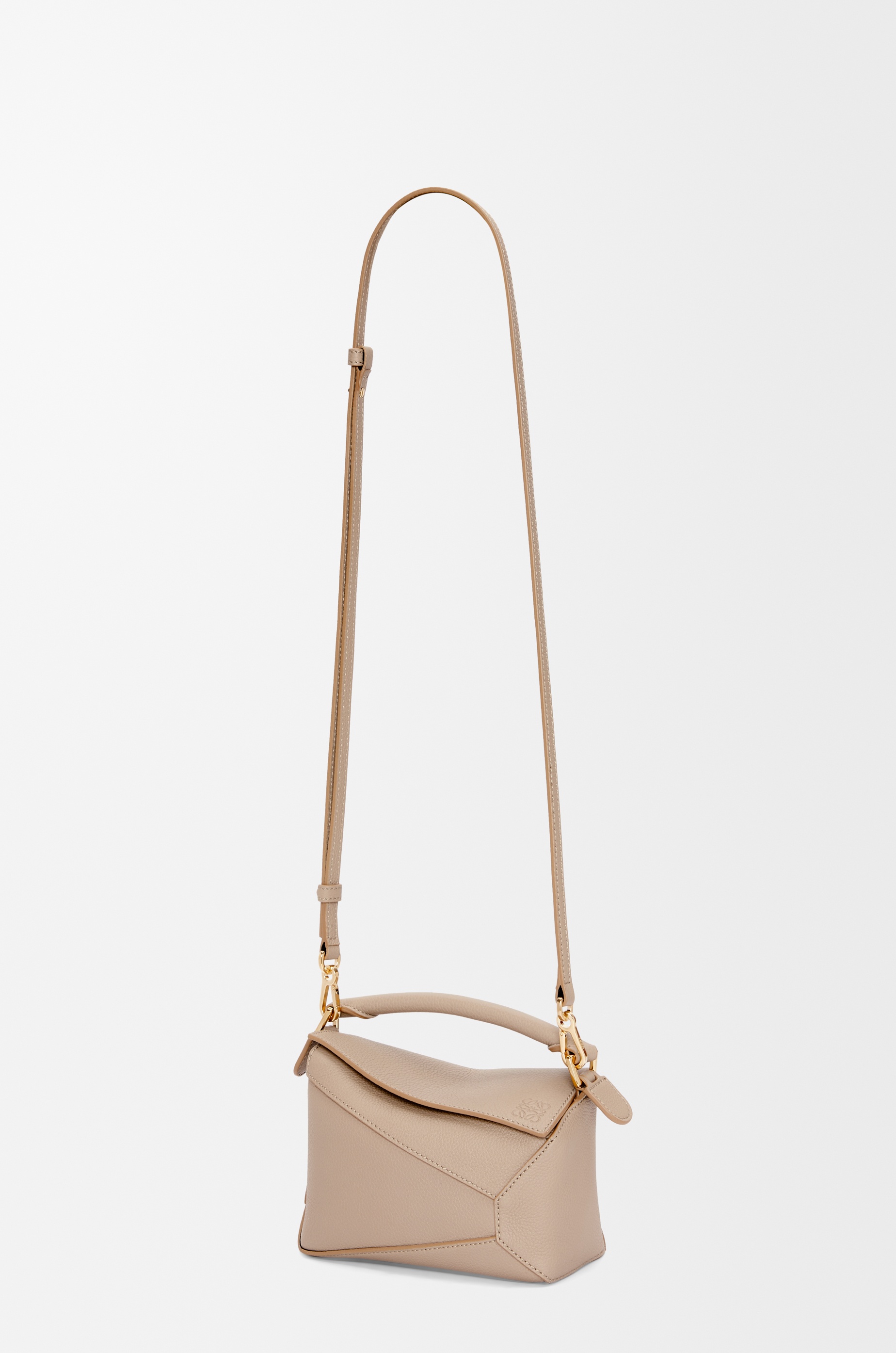 Mini Puzzle bag in soft grained calfskin - 5