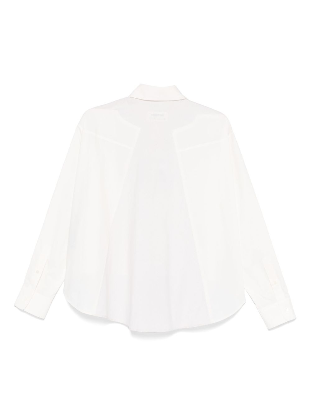 contrast-panel shirt - 2