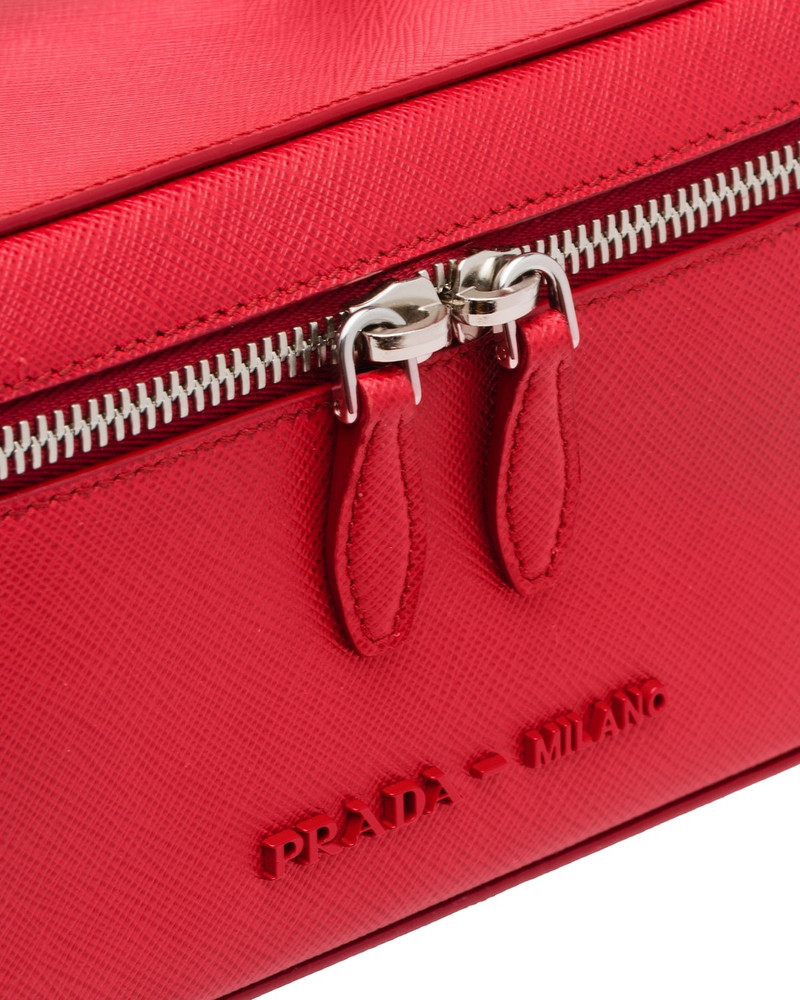 Medium Saffiano leather pouch 5