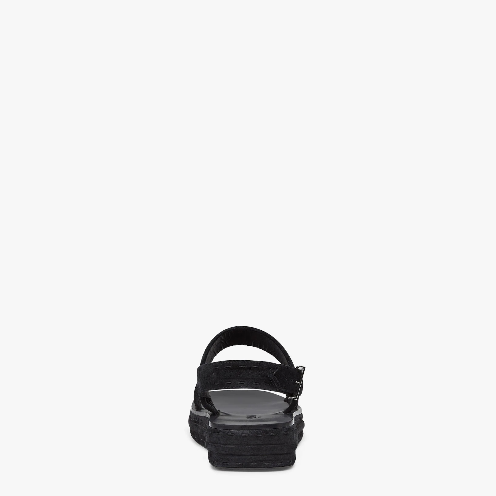 Black suede sandals - 3