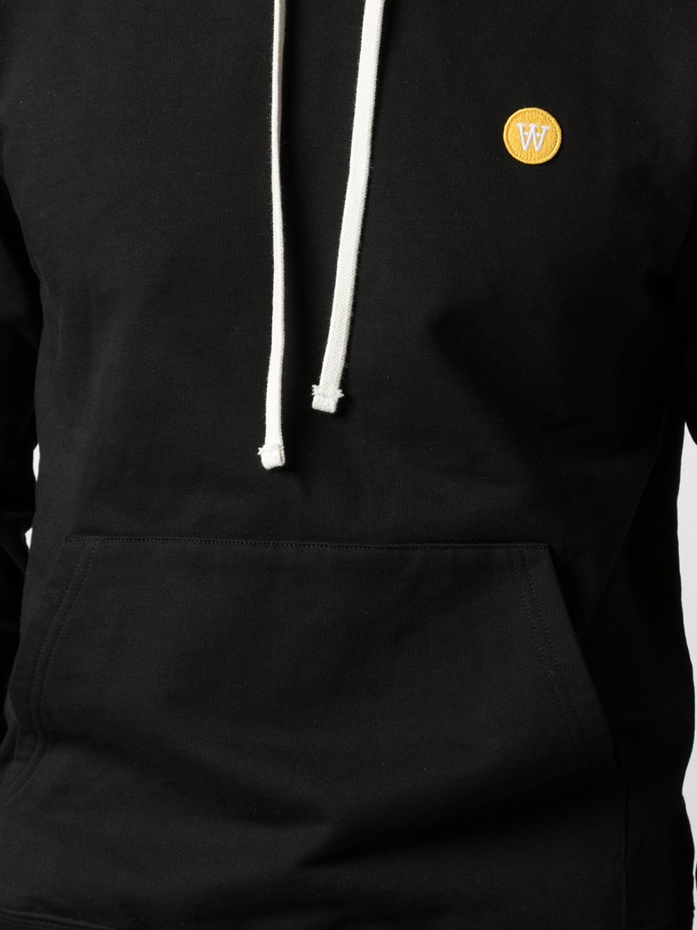 embroidered logo hoodie - 5