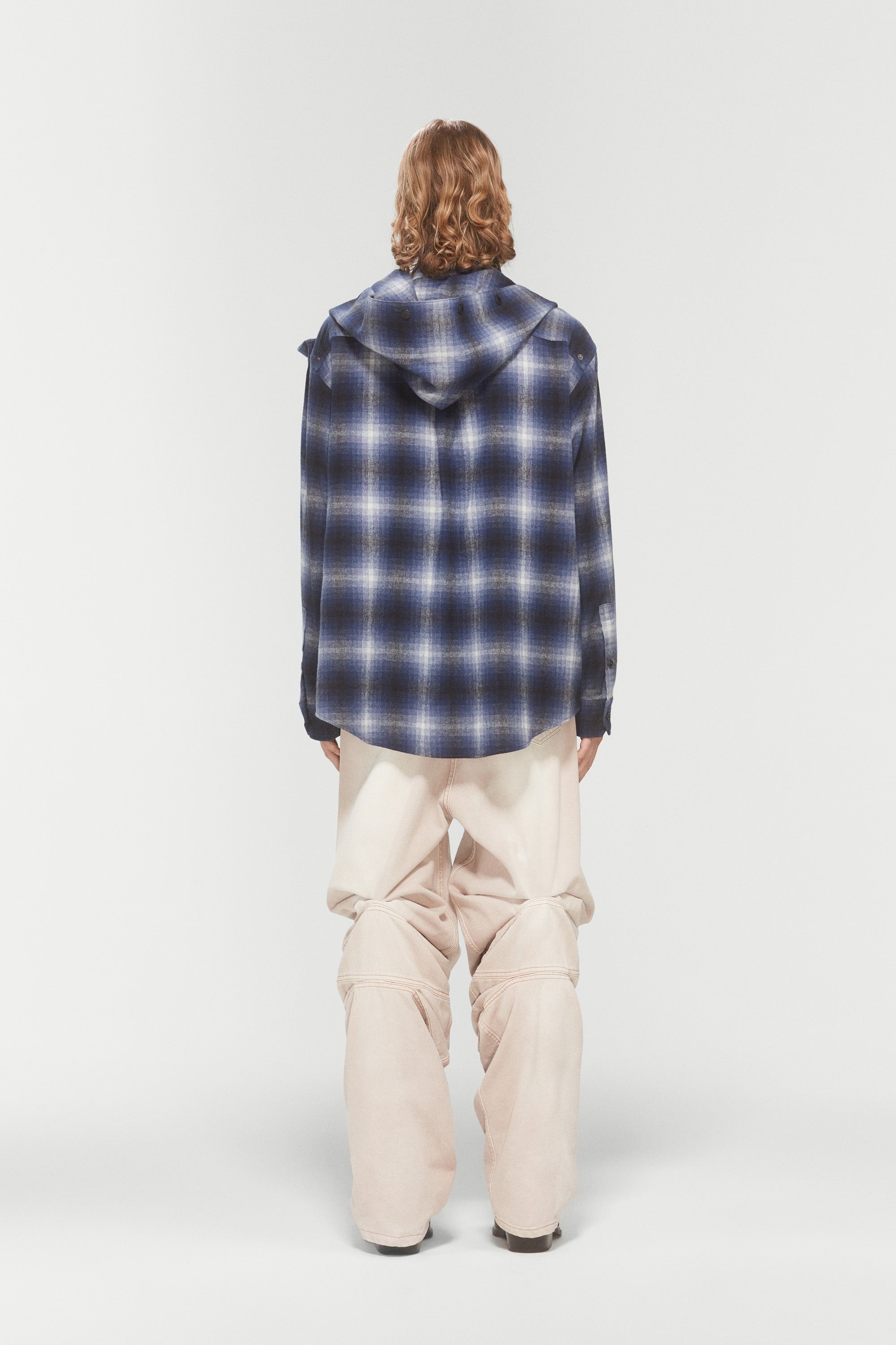 SNAP OFF PANEL HOOD OVERSHIRT - 7