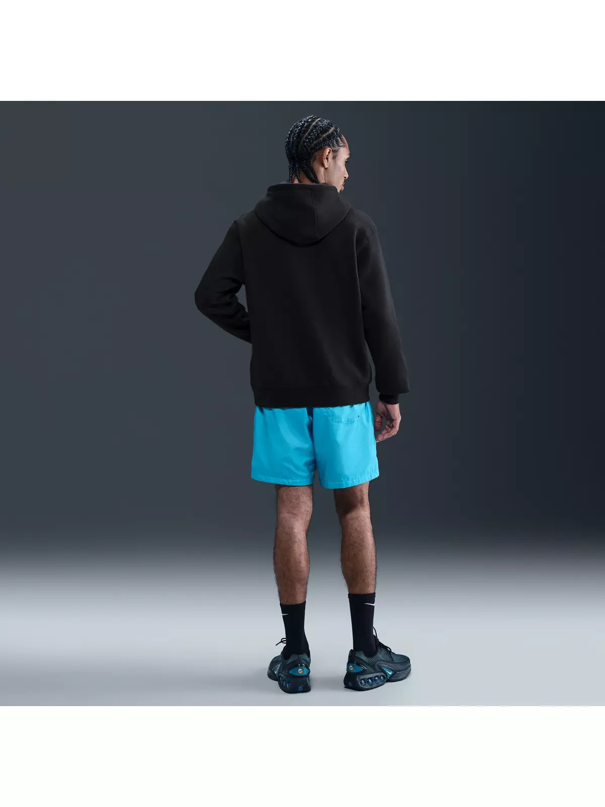 Men's Sportswear Club Fleece Hoodie -Black - 4