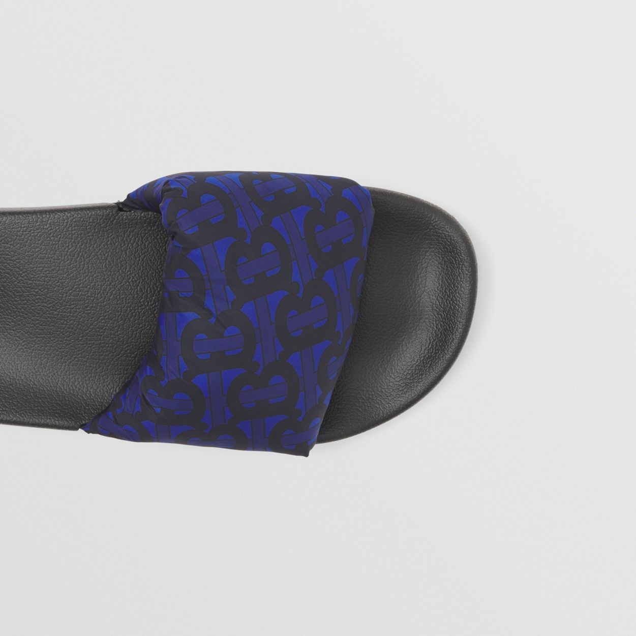 Monogram Print Padded Slides - 7