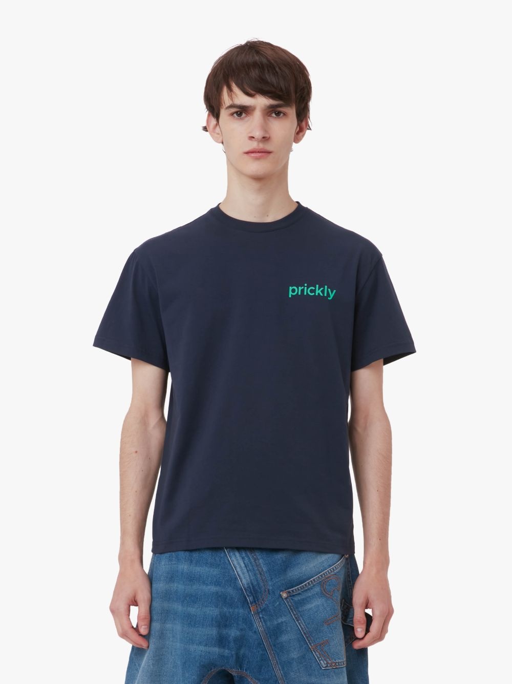 PRICKLY SLOGAN BACK PRINT T-SHIRT - 3