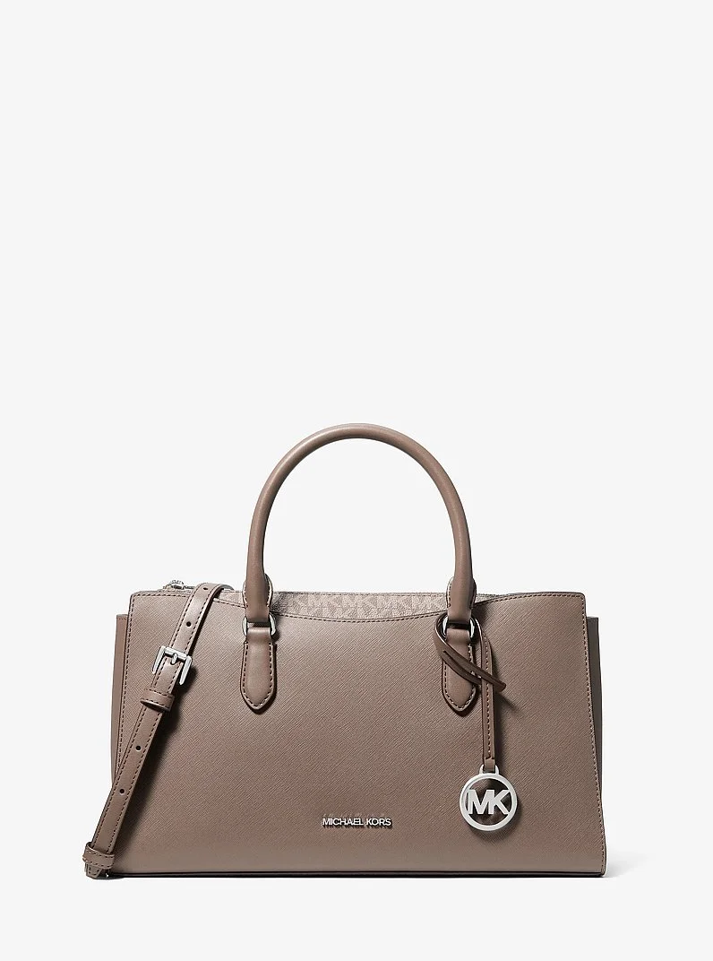 Arden Medium Top-Zip Satchel - 1