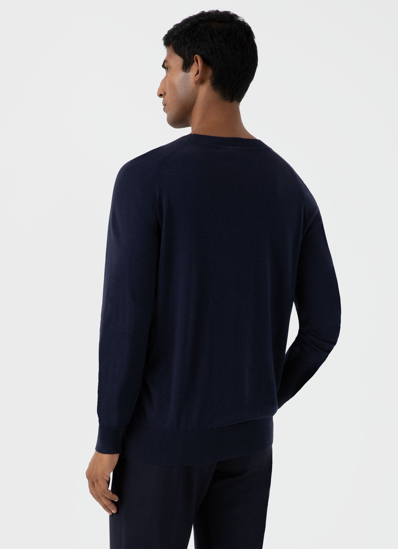 Sea Island Cashmere Crew Neck Jumper 5