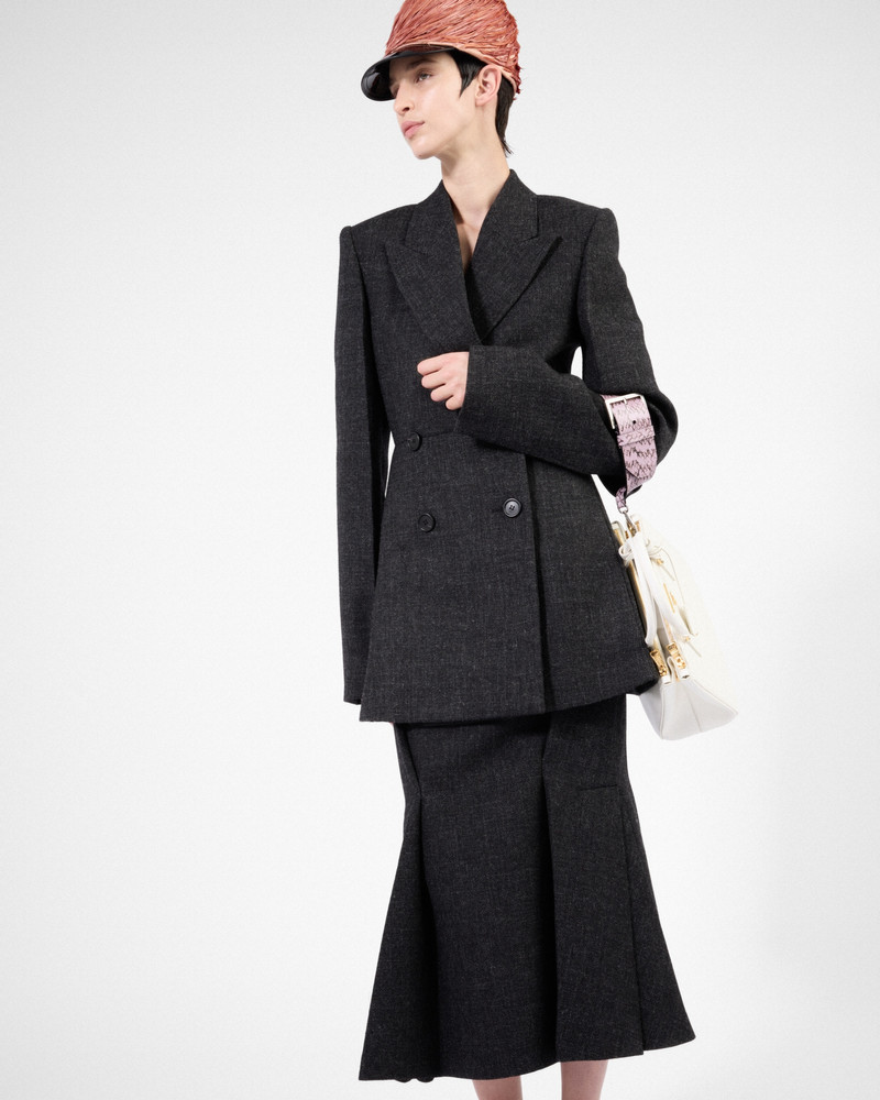 Charcoal 모직 스커트 3