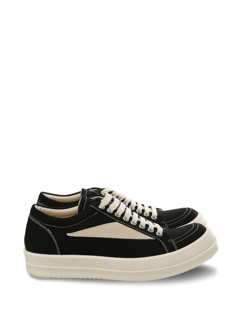 contrast panelled sneakers 1