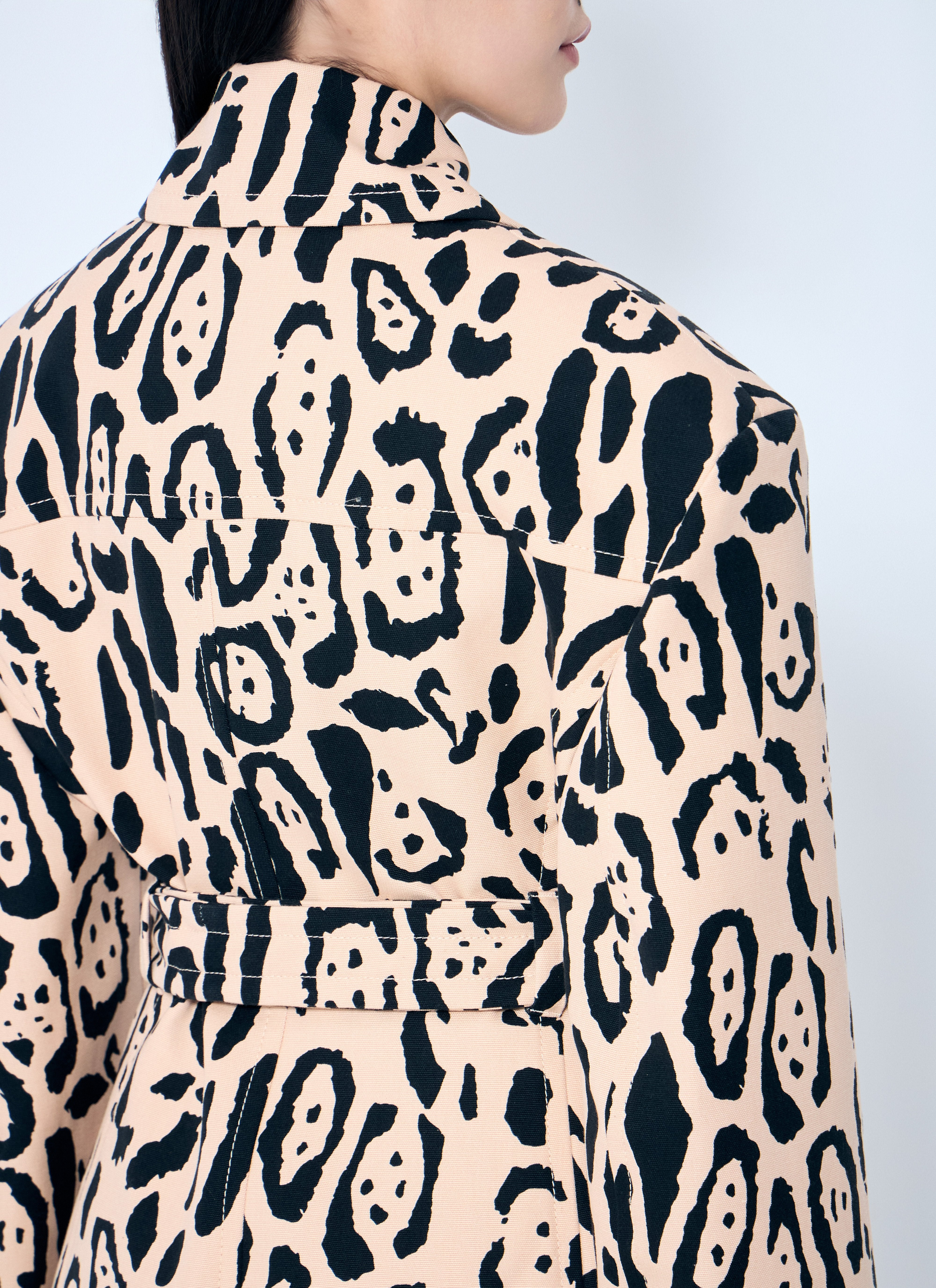 Sportmax Women Animal-Print Trench Coat - 6