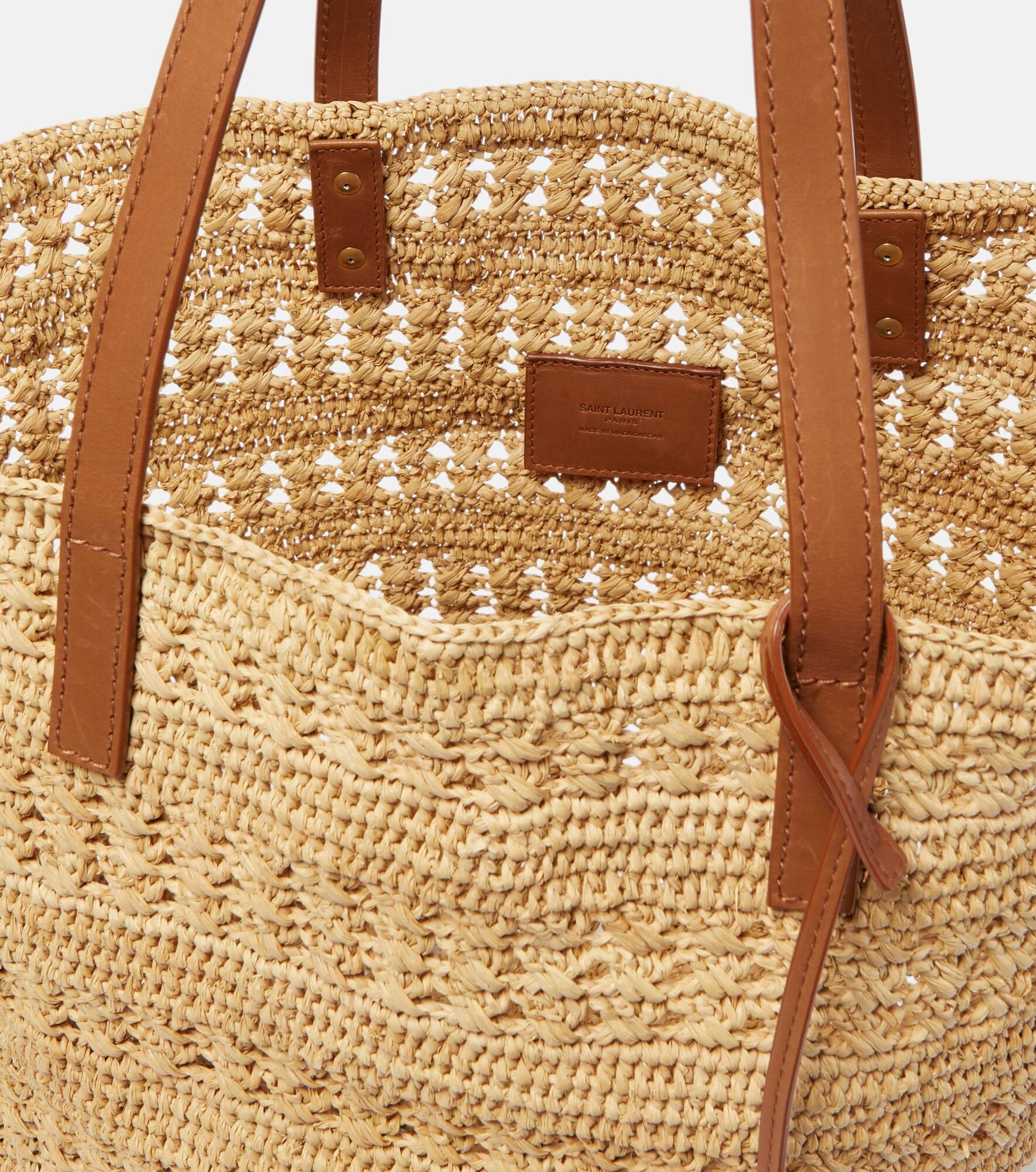 Panier Medium raffia basket bag - 3