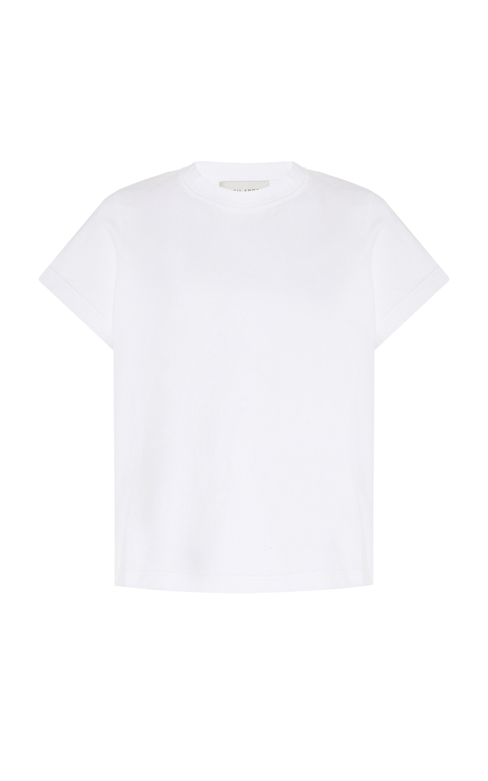 Raff Cotton-Blend Knit T-Shirt white - 1