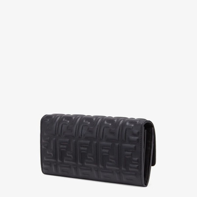 FENDI Black nappa leather wallet outlook