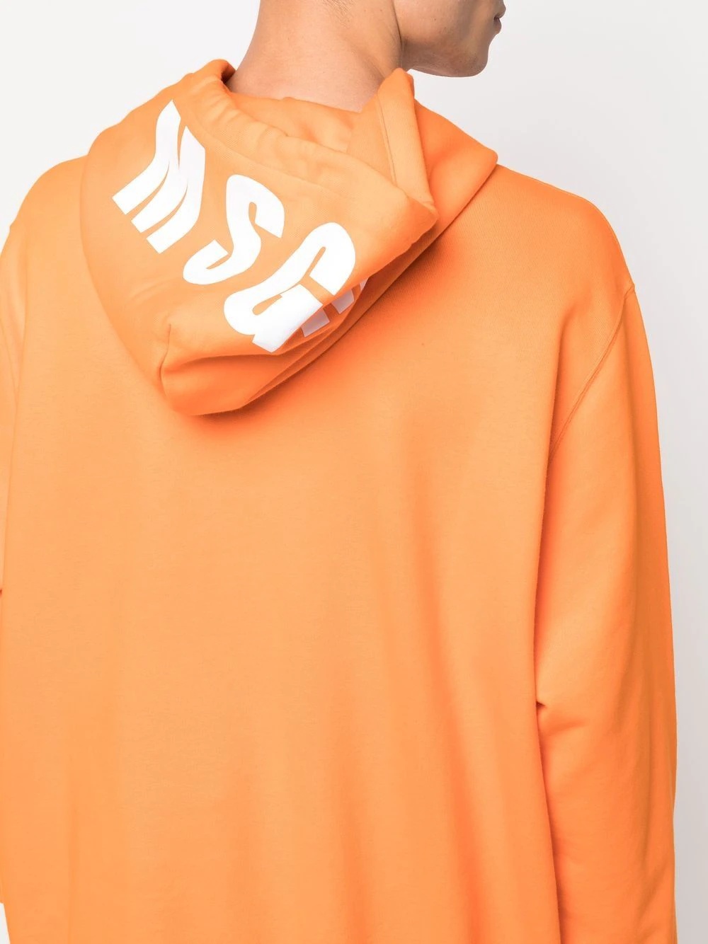 drawstring-fastening logo-print hoodie - 5