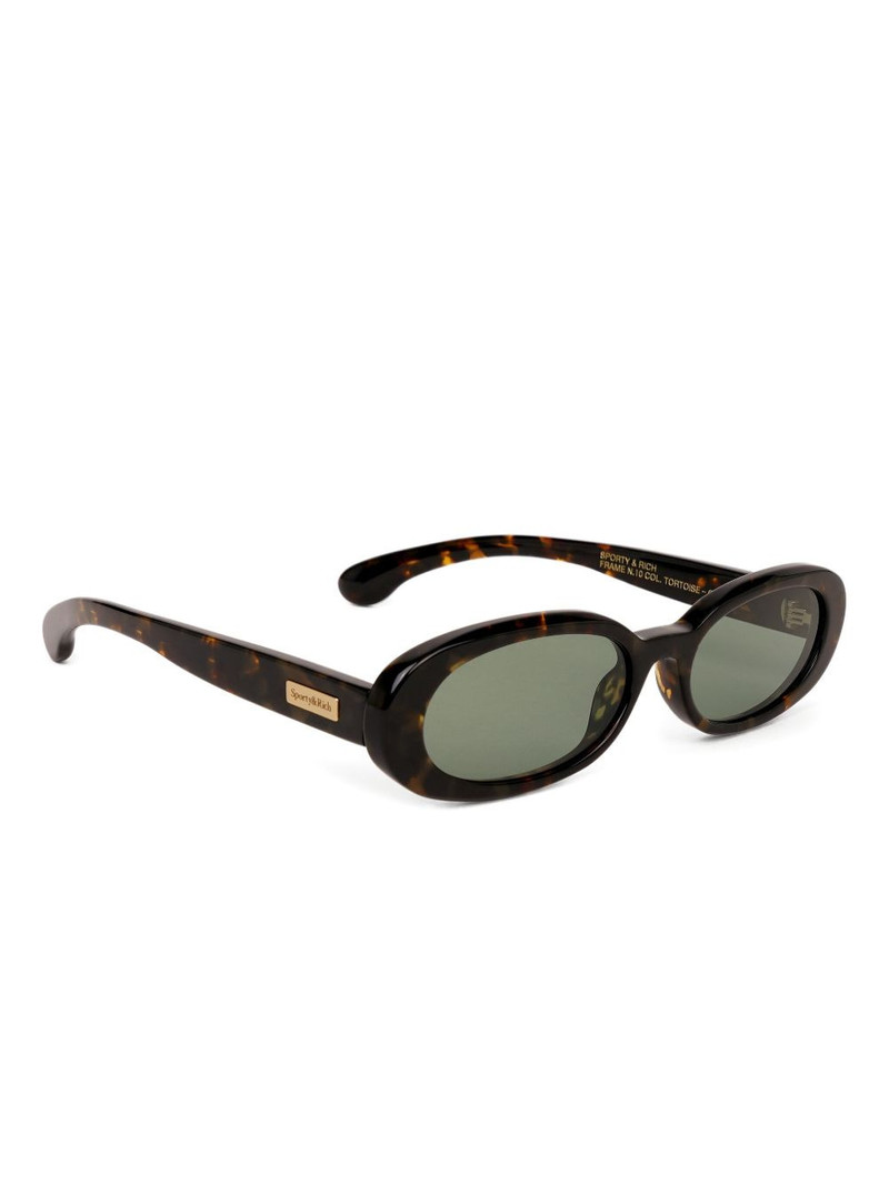 Sporty & Rich oval-frame sunglasses outlook