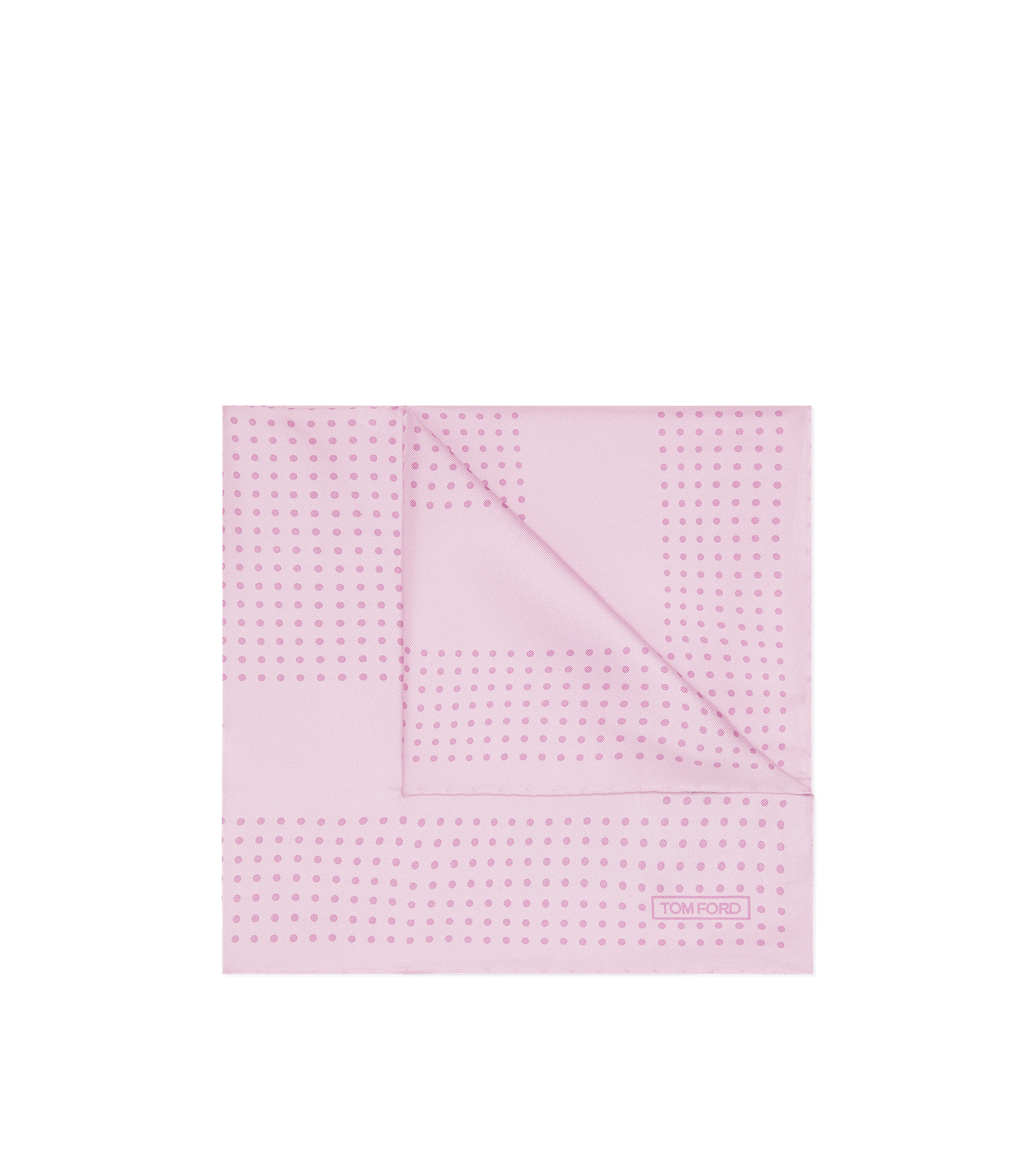 FRAMED POLKA DOT POCKET SQUARE - 2