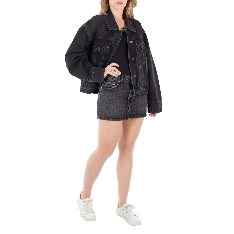 Agolde Alek Denim Mini Skirt - 4