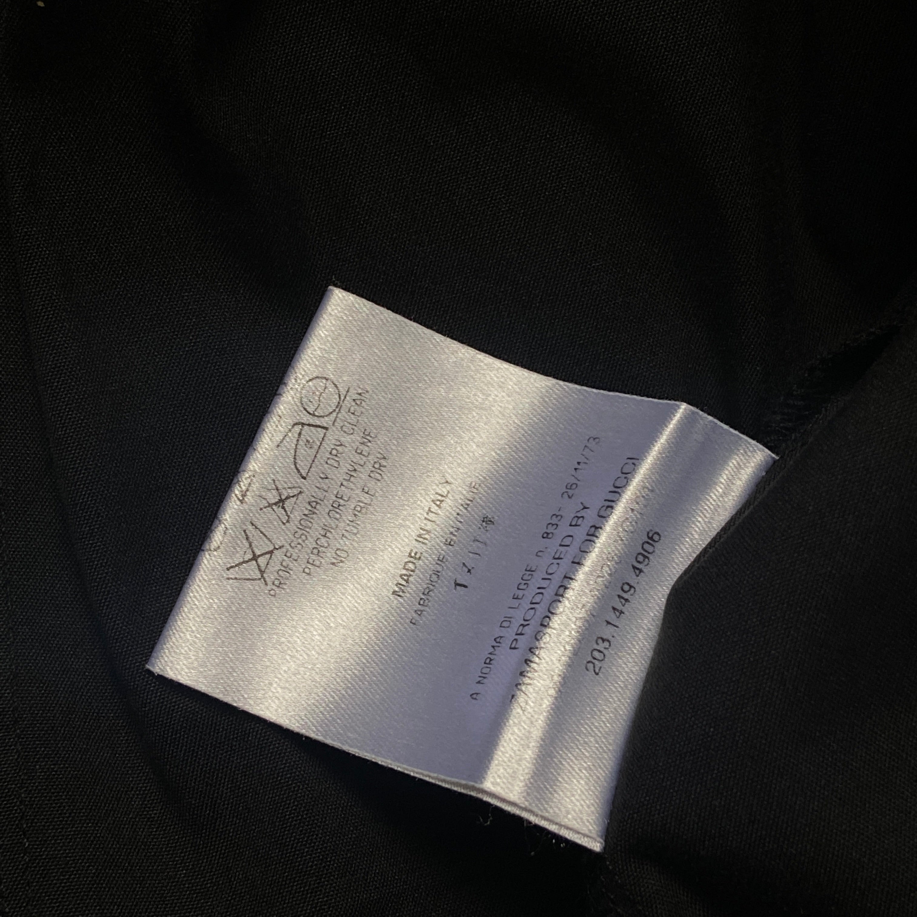 Gucci tom ford black hook shirt - 9